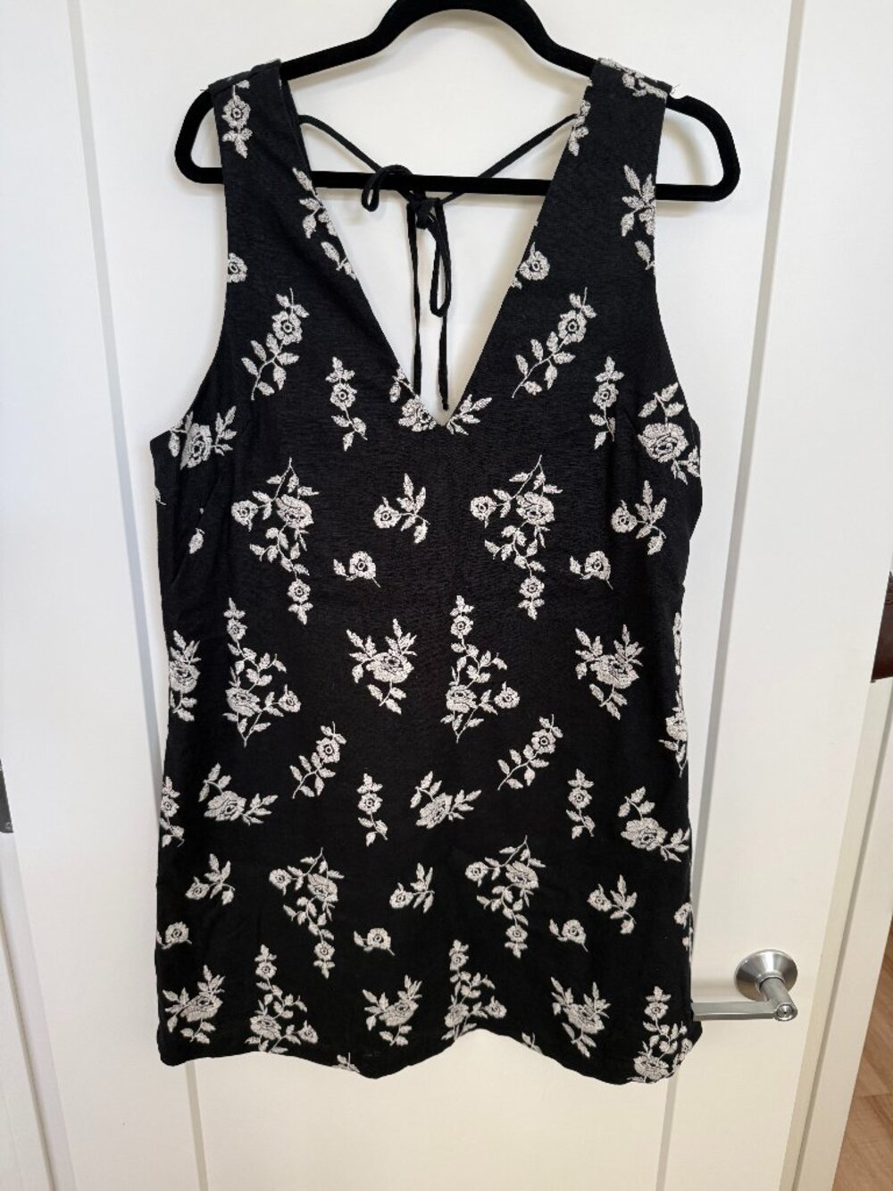 Abercrombie Black & White Floral Dress | Size XL Tall
